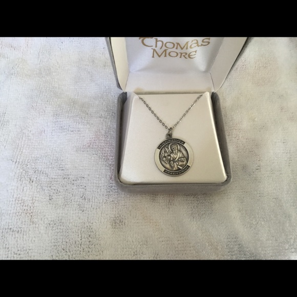 Thomas More Saint Matthew Sterling Silver - Picture 3 of 6